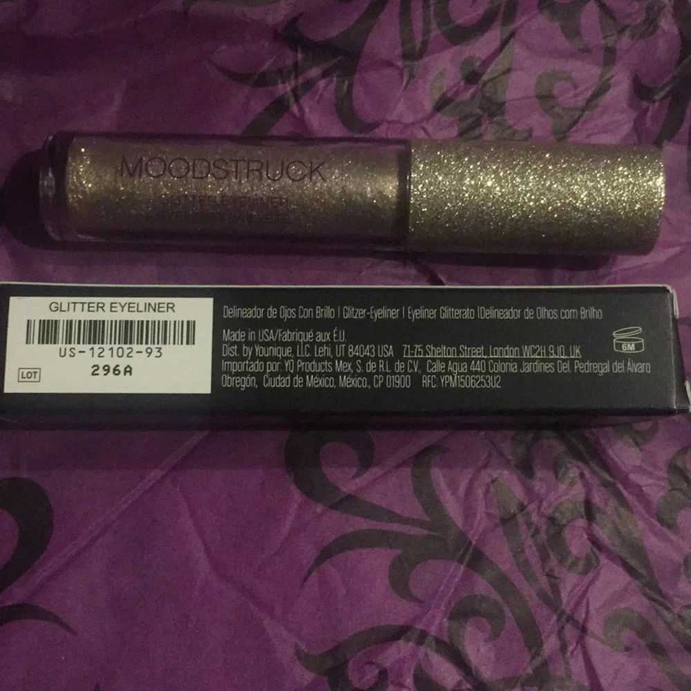 Younique moodstruck dip n draw glitter liquid set of 5 new in box rare vintage